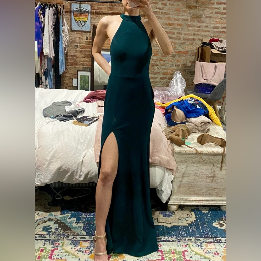 BHLDN Montreal Dress NWT Size 0 in Dark Emerald